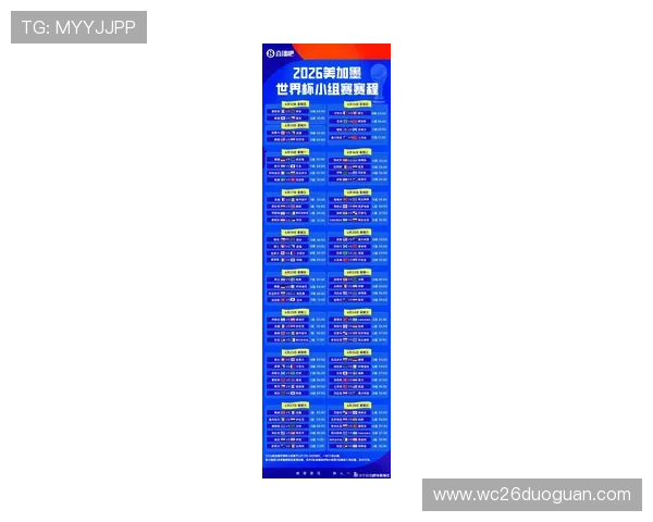 2026年世界杯小组分组图最新版本，全面解析各组球队分布、赛程安排及晋级前景